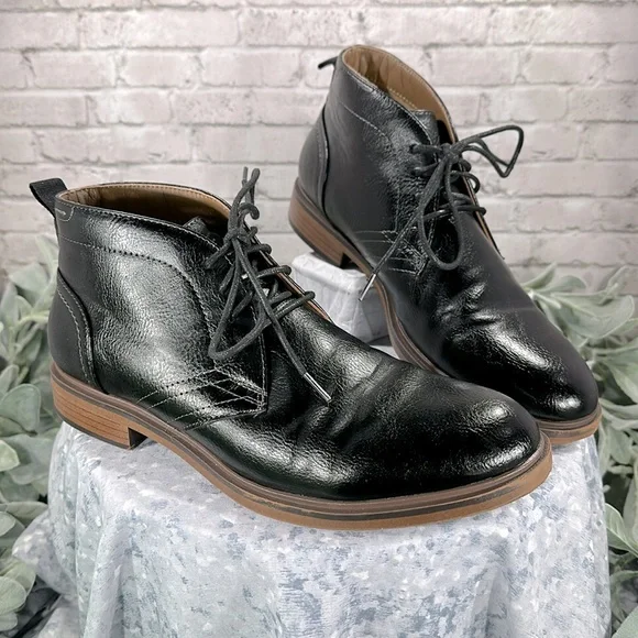 Sonoma | Shoes | Sonoma Aaron Black Faux Leather Plain Toe  display picture 1